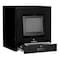 Global Industrial Counter Top CRT Security Computer Cabinet, Black, 24-1/2W x 22-1/2D x 27H 607294BK - alternate 6